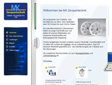 Tablet Screenshot of mk-zerspantechnik.de